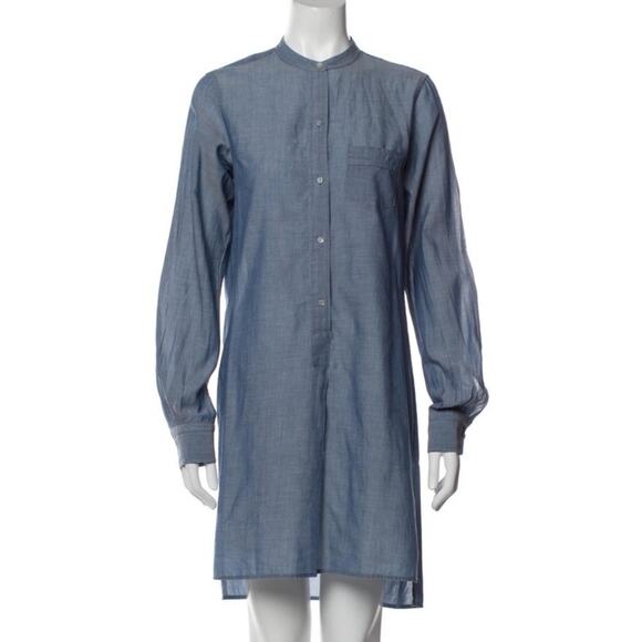 Nili Lotan Chambray Tunic Beach Dress Size Small - Picture 4 of 7